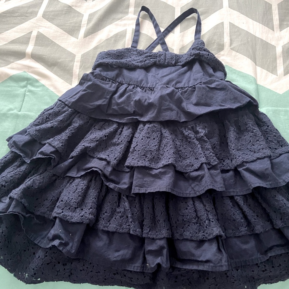 A Navy blue dress